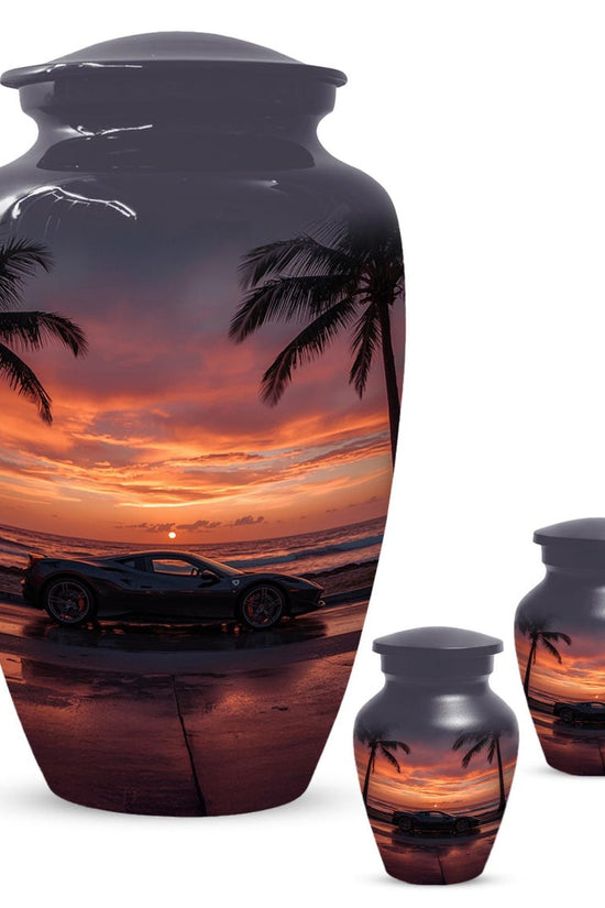 Exotic Car Urn For Human Ashes | Handmade Urns For Adult Male
