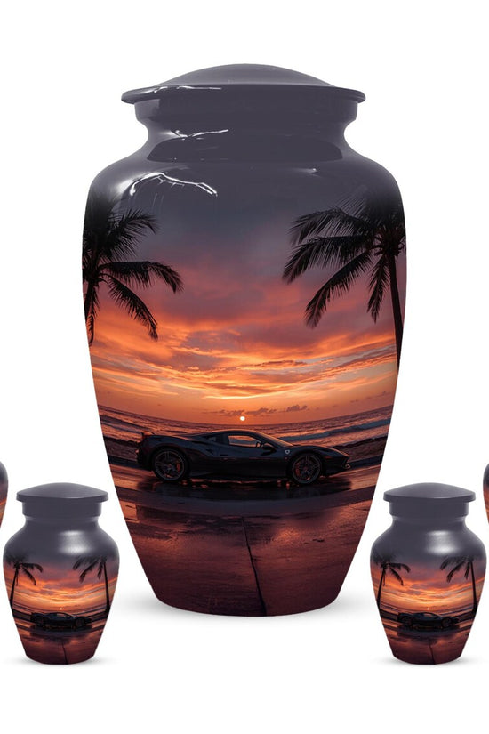 Exotic Car Urn For Human Ashes | Handmade Urns For Adult Male
