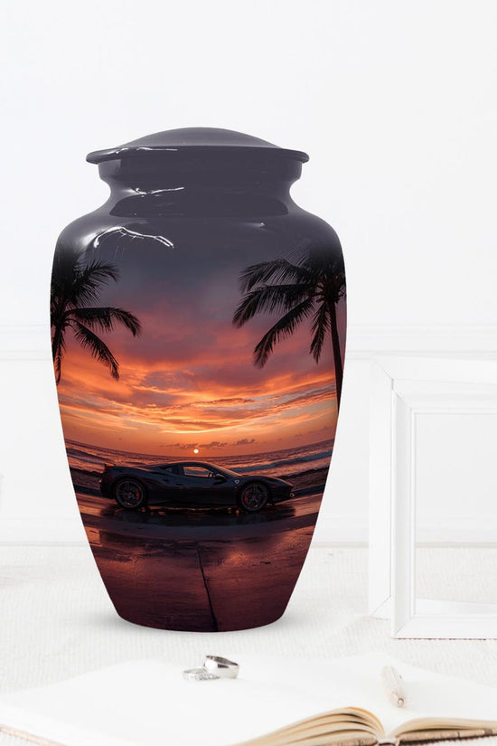 Exotic Car Urn For Human Ashes | Handmade Urns For Adult Male
