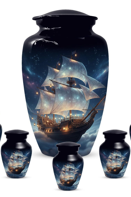 Fantasy Sailboat Urns For Ashes 