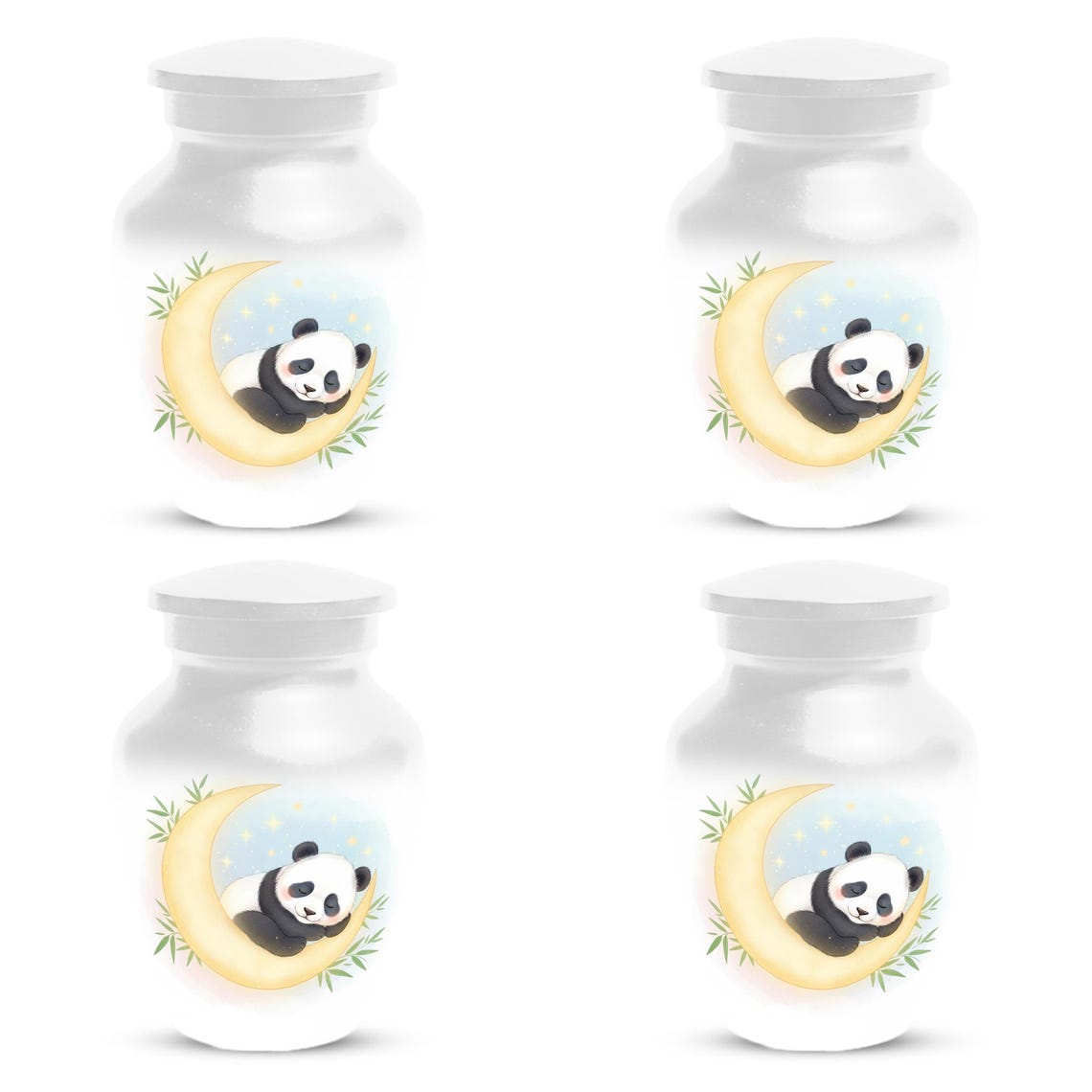 Baby Panda Custom Urns For Ashes