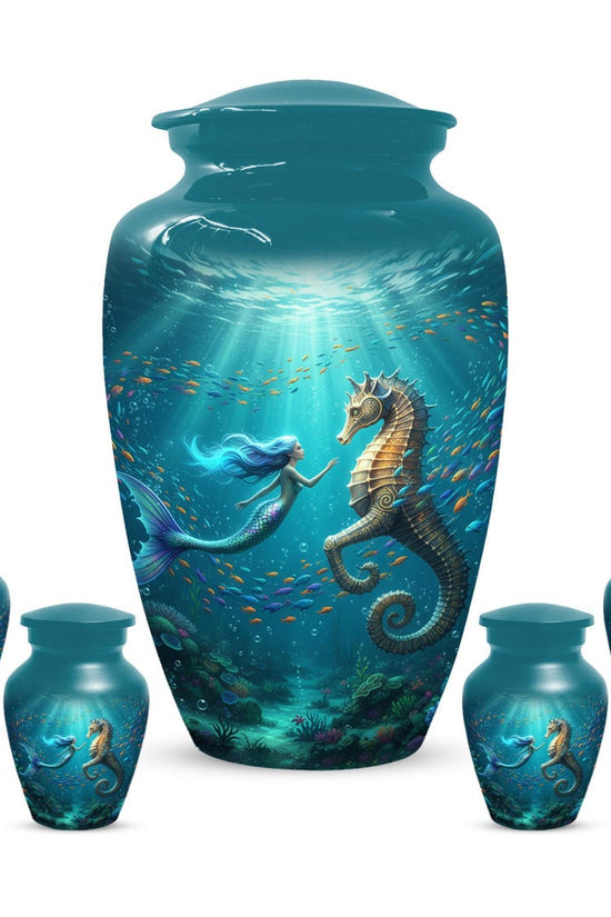 Mermaid Cremation Urn For Ashes Women