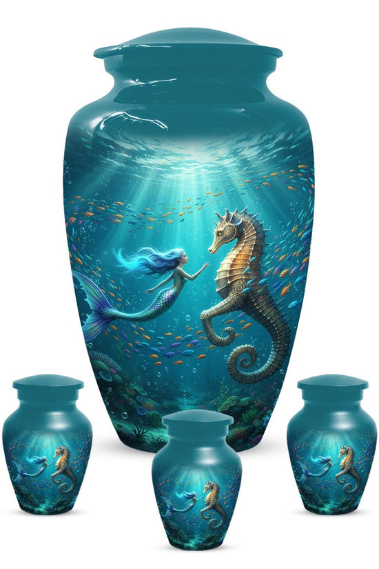 Mermaid Cremation Urn For Ashes Women