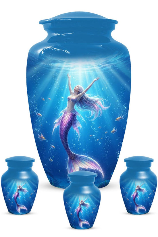 Sea Mermaid Cremation Urn For Ashes Women