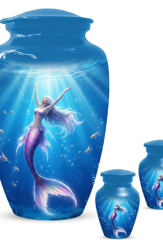 Sea Mermaid Cremation Urn For Ashes Women