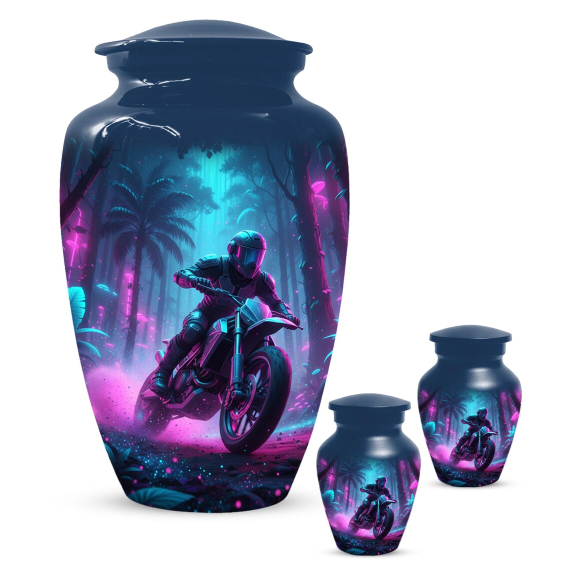 Motorcycle Urn for Human Ashes 
