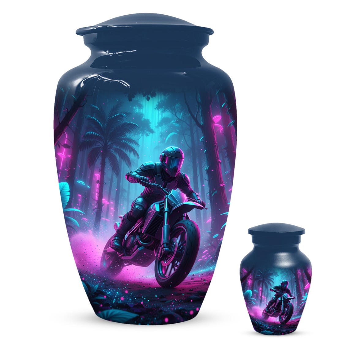 Motorcycle Urn for Human Ashes 
