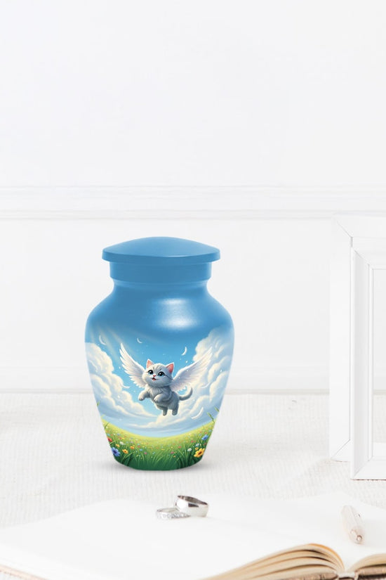 Angel Cat Cremation Urns