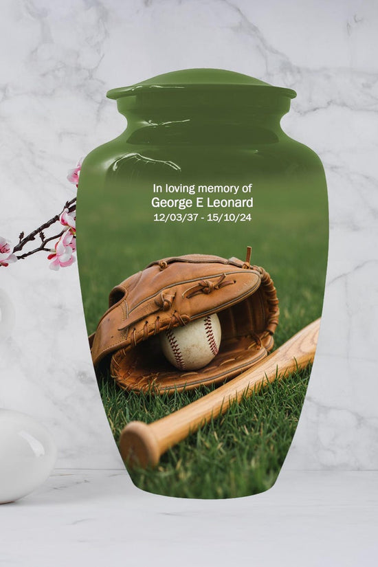 Baseball Urn for Dad | Sports Cremation Urns For Men Ashes
