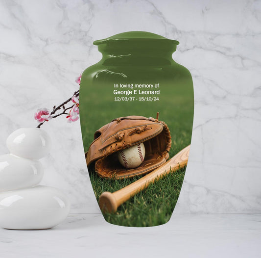 Baseball Urn for Dad | Sports Cremation Urns For Men Ashes