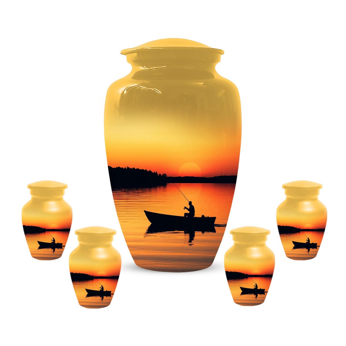 Fishing Urn for Human Ashes