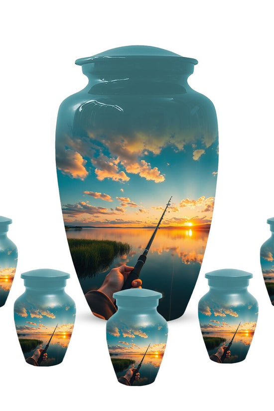 Fisherman Miniature Keepsake Urns