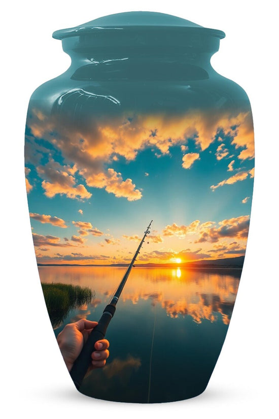 Fishing Hook Urn for Men