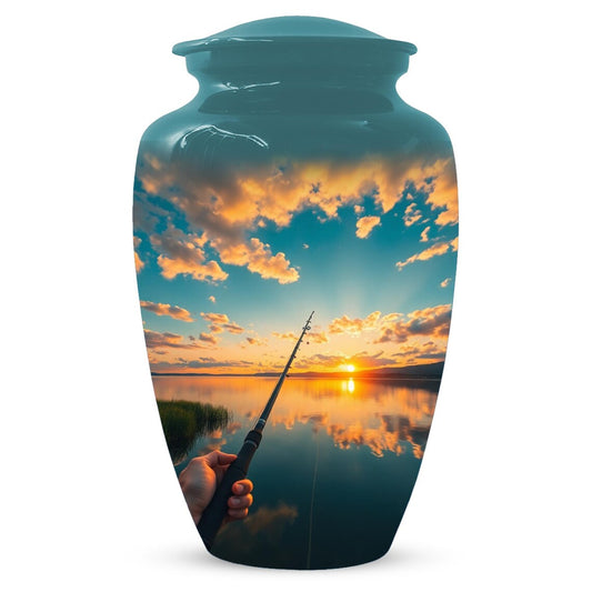 Fishing Hook Urn for Men