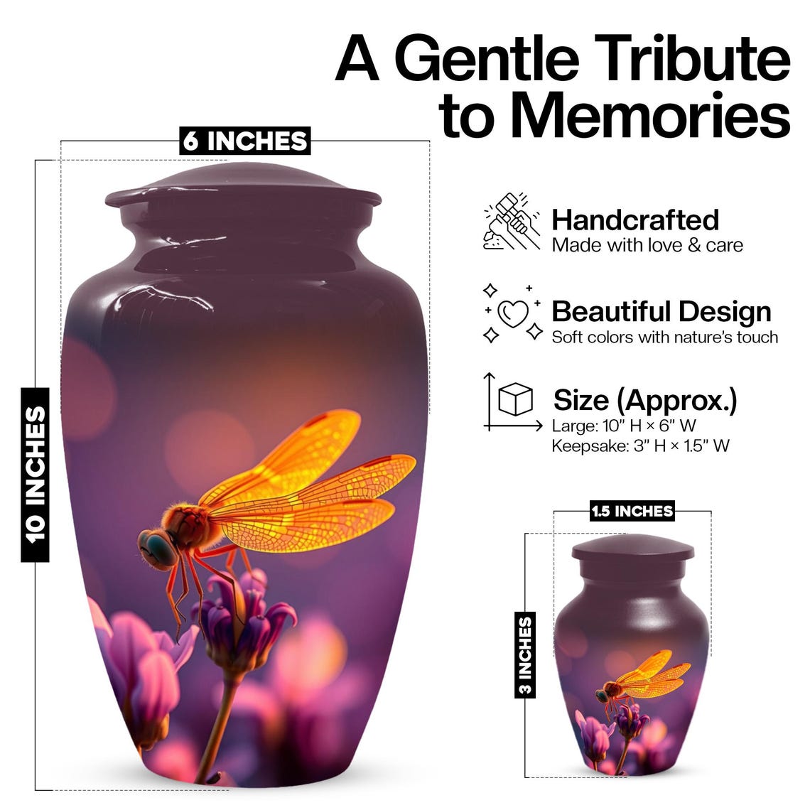 Dragonfly Urn For Ashes