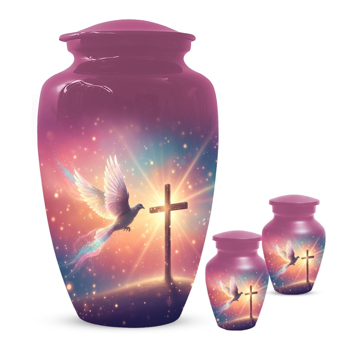 Cross Religious Urns