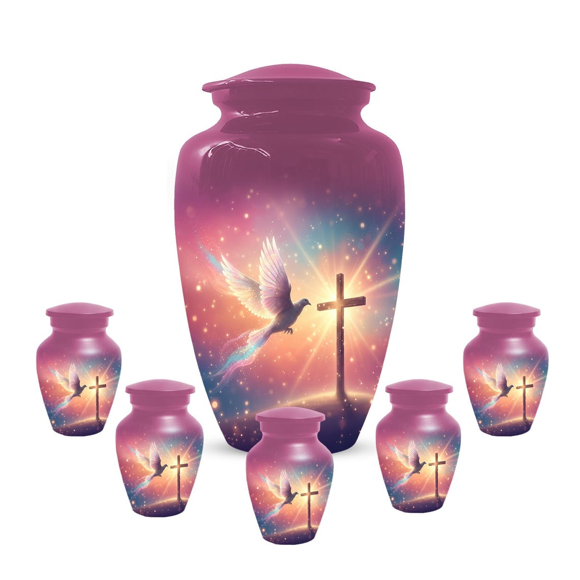 Cross Religious Urns