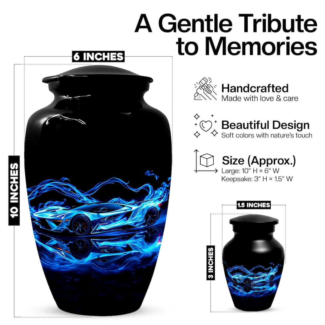 Race Car Urn For Human Ashes