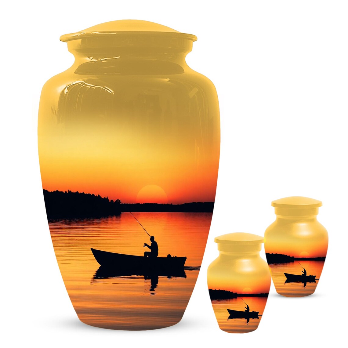 Fishing Urn for Human Ashes