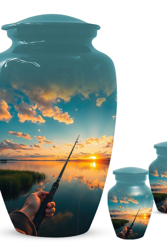 Fishing Hook Urn for Men