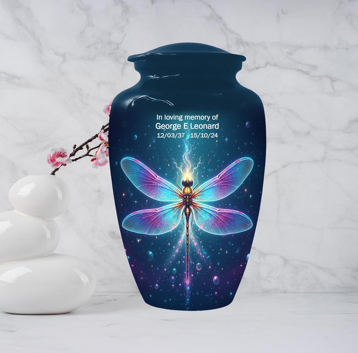 Dragonfly Urn For Adult Human Ash | Personalized Cremation Urns For Female Ashes
