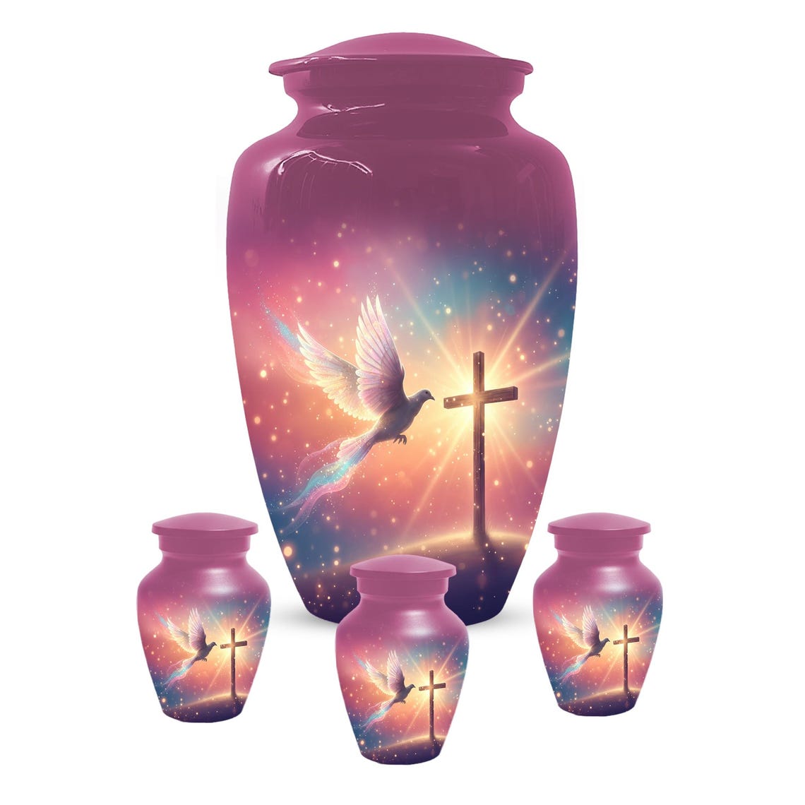 Cross Religious Urns
