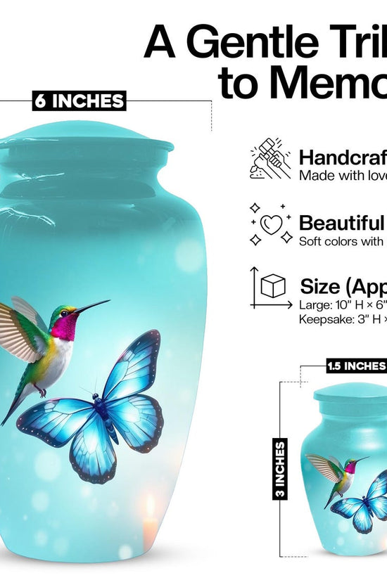 Butterfly Urn for Mom - Hummingbird Cremation Urns