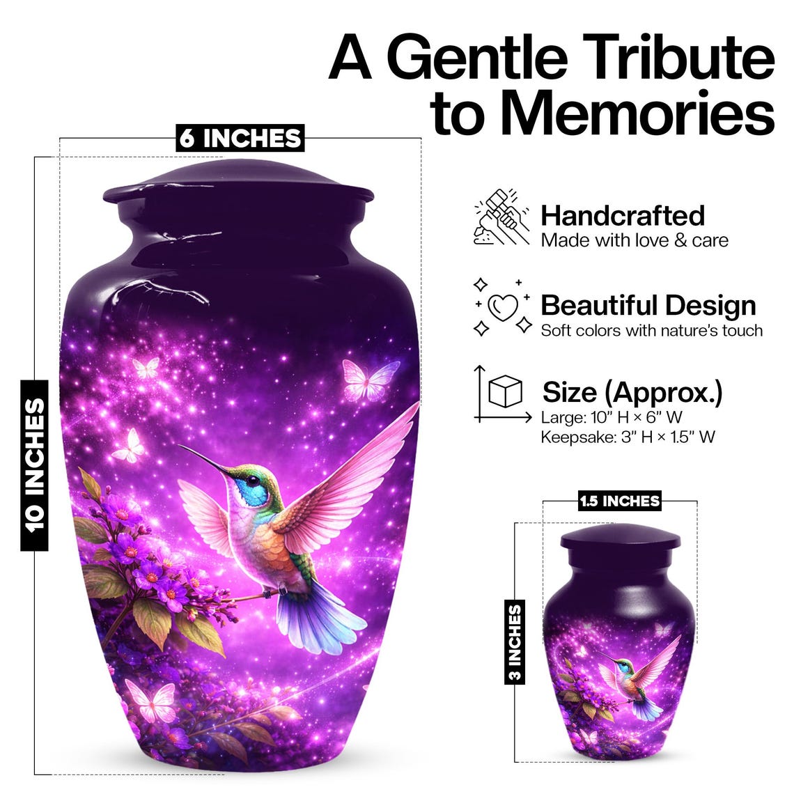 Humming Bird Urns For Mom