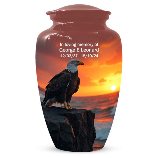 Eagle Urn for Ashes, Sunset Cremation Urns for Human