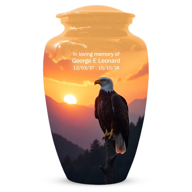 Eagle Cremation Urn – Personalized Urns For Human Ashes Eagle - Decorative Keepsake