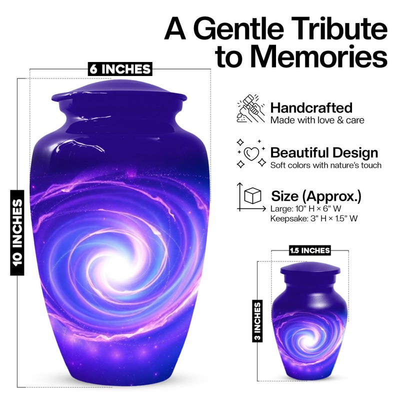 Galaxy Cremation Urn For Human Ashes